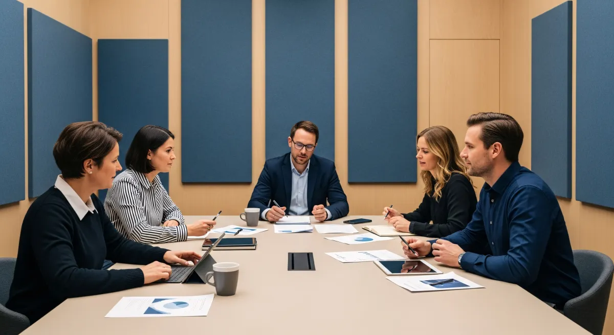 group meeting for financial consultation